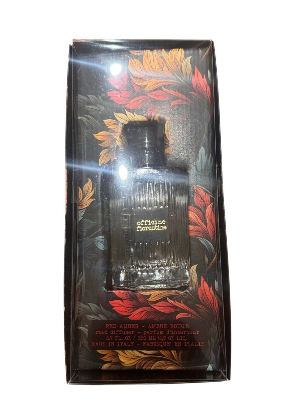 NWT Made In Italy Reed Diffuser - Red Amber